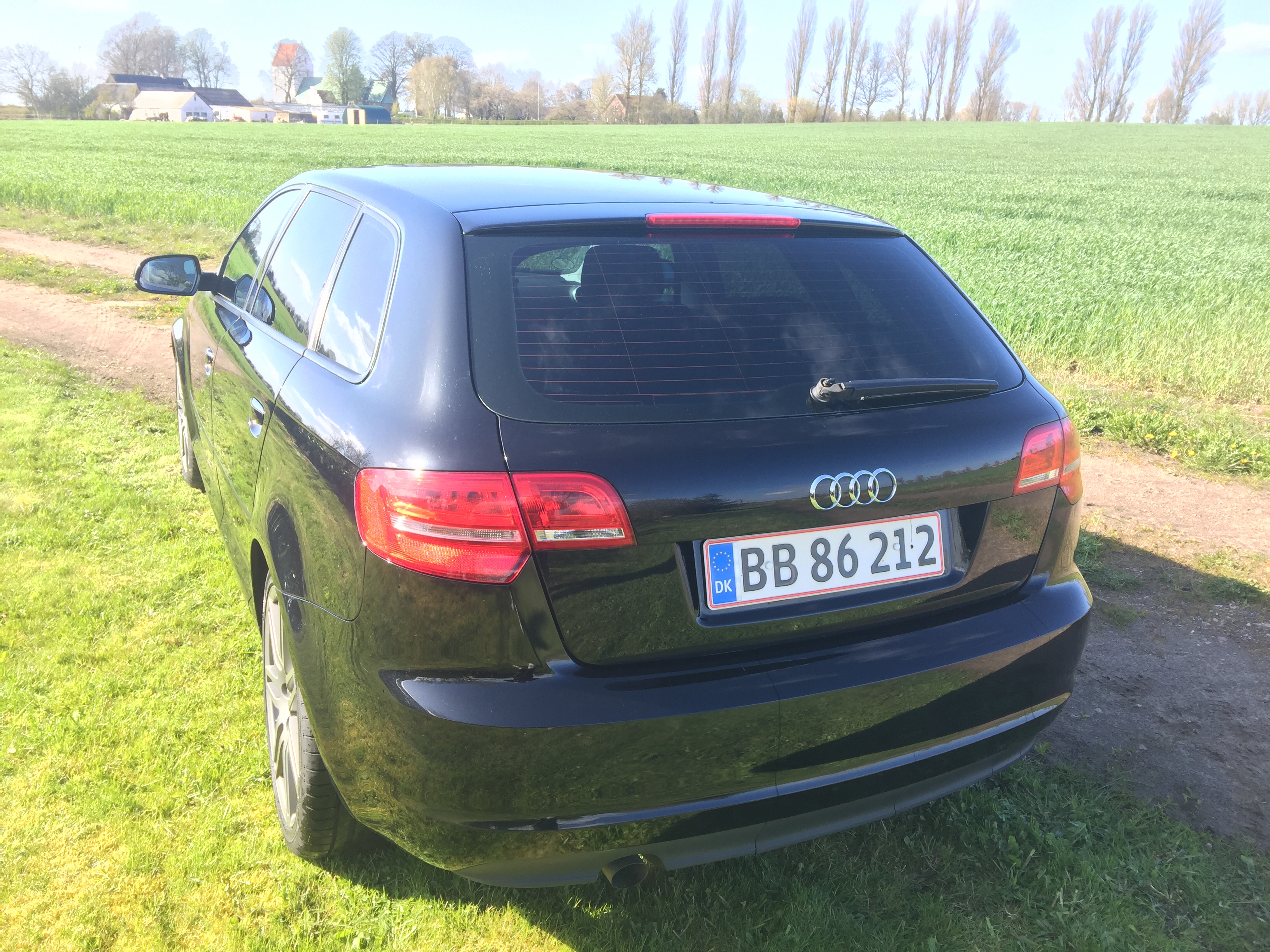 Sort Audi A3 fra 2010
