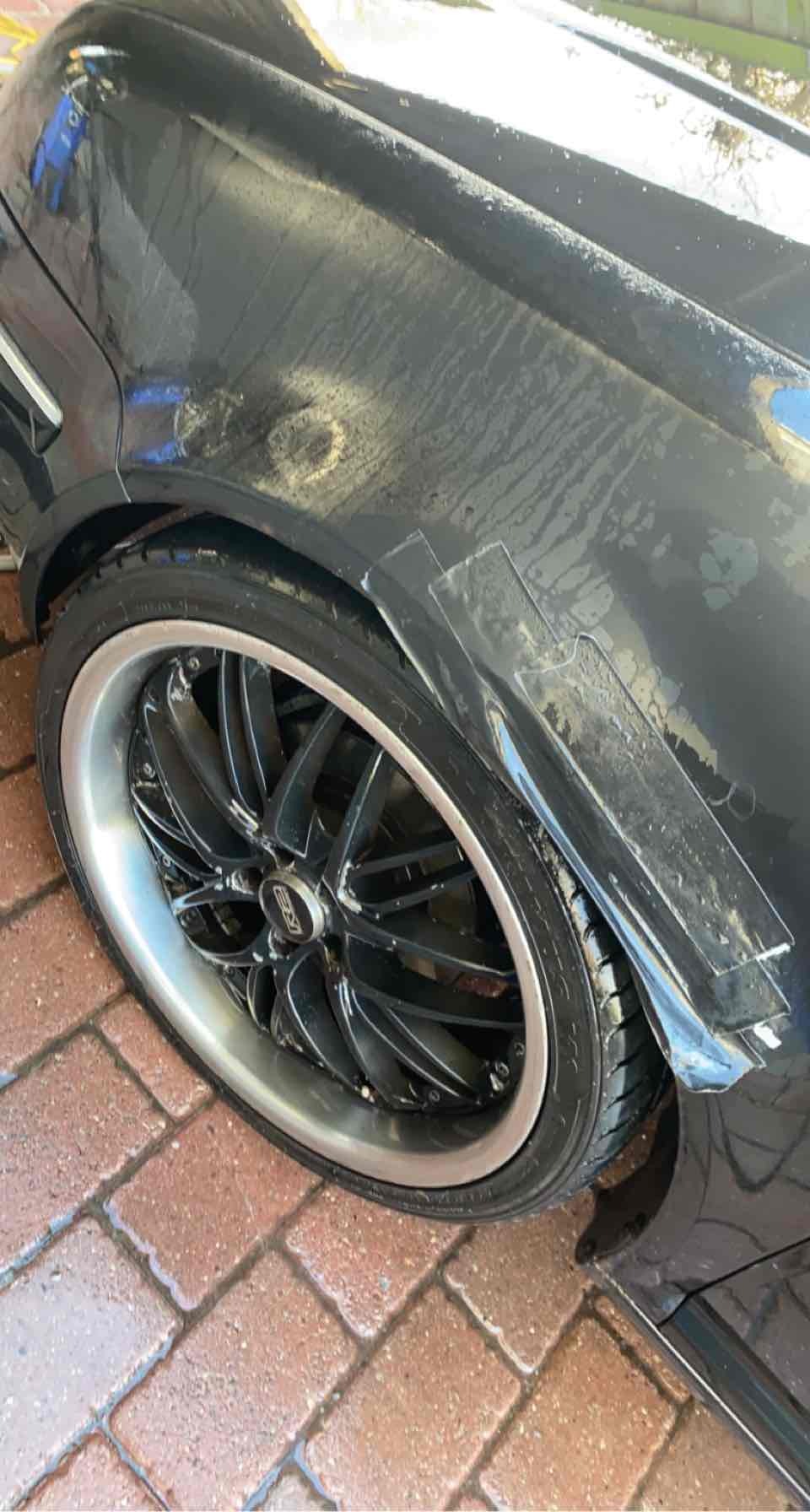 Sort VW Bora fra 2004