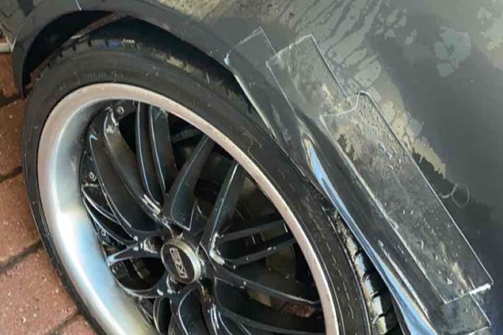 Sort VW Bora fra 2004