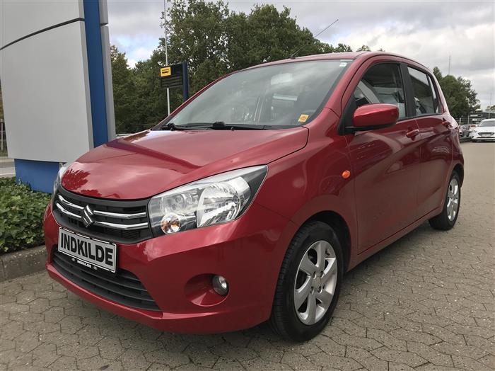 Rød Suzuki Celerio fra 2016