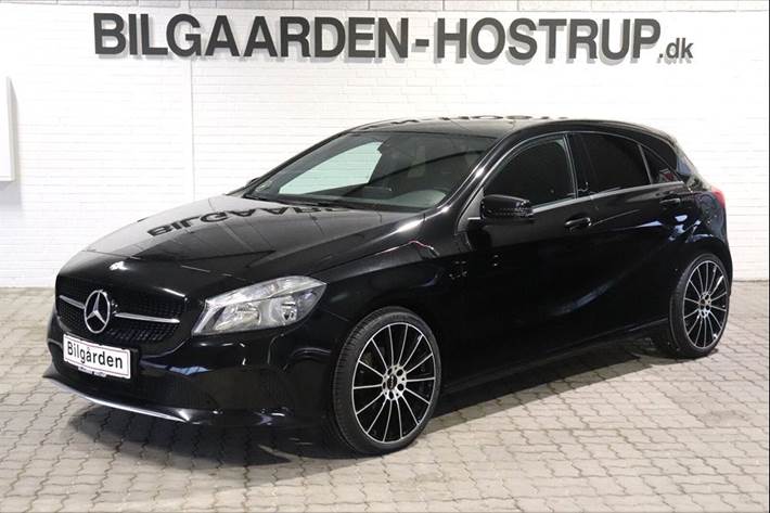 Sort Mercedes A180 d fra 2016