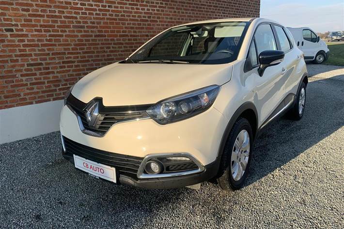 Hvid Renault Captur fra 2016