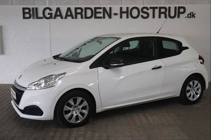 Hvid Peugeot 208 fra 2016