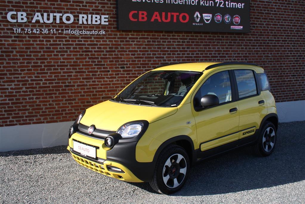 Gul Fiat Panda fra 2018