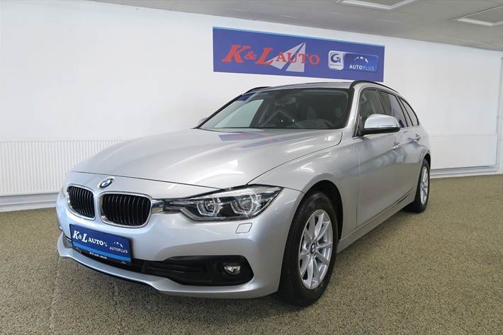 Sølv BMW 320d fra 2018