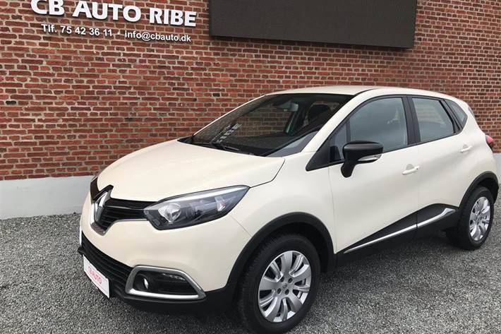 Hvid Renault Captur fra 2016