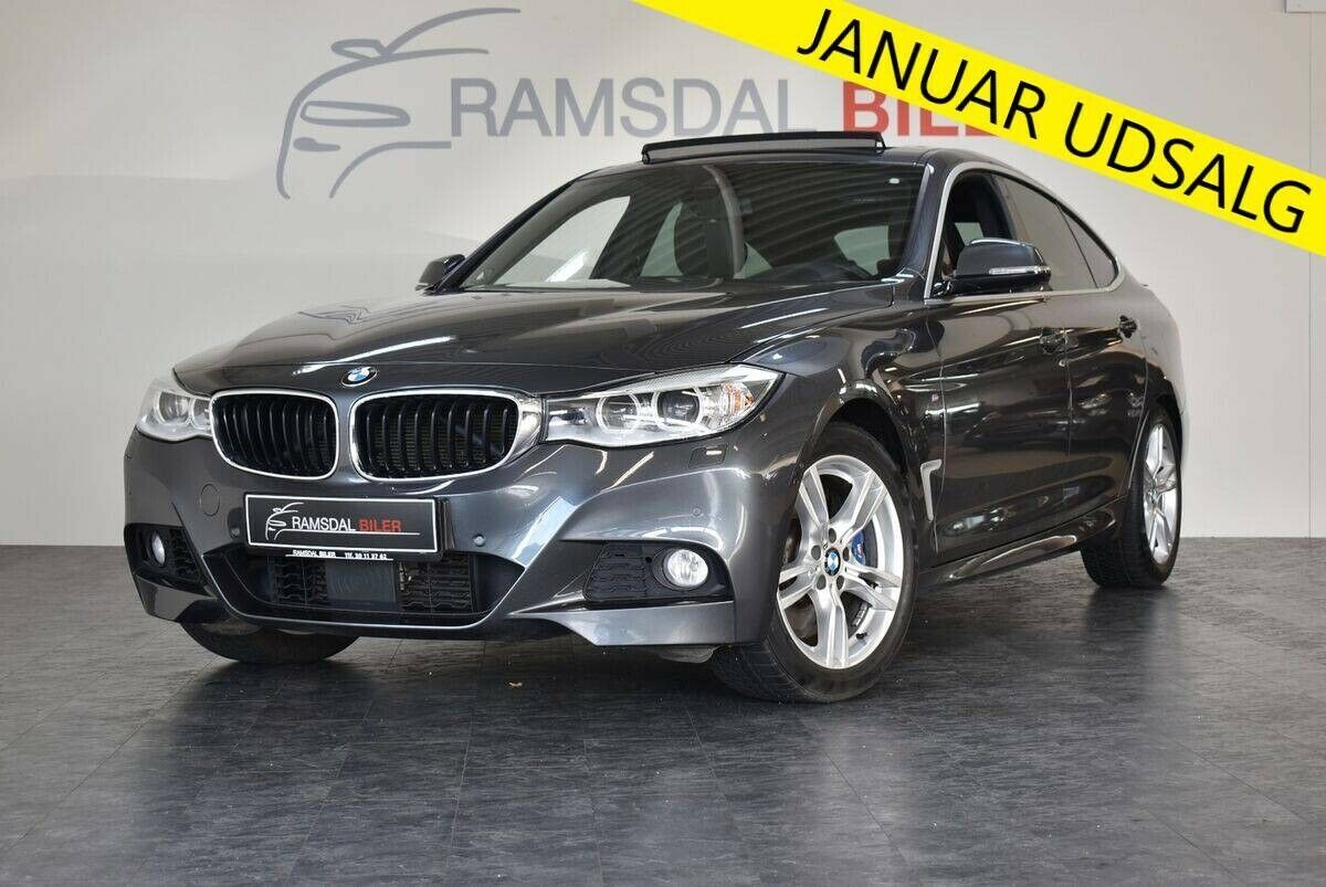 Grå BMW 335i fra 2014