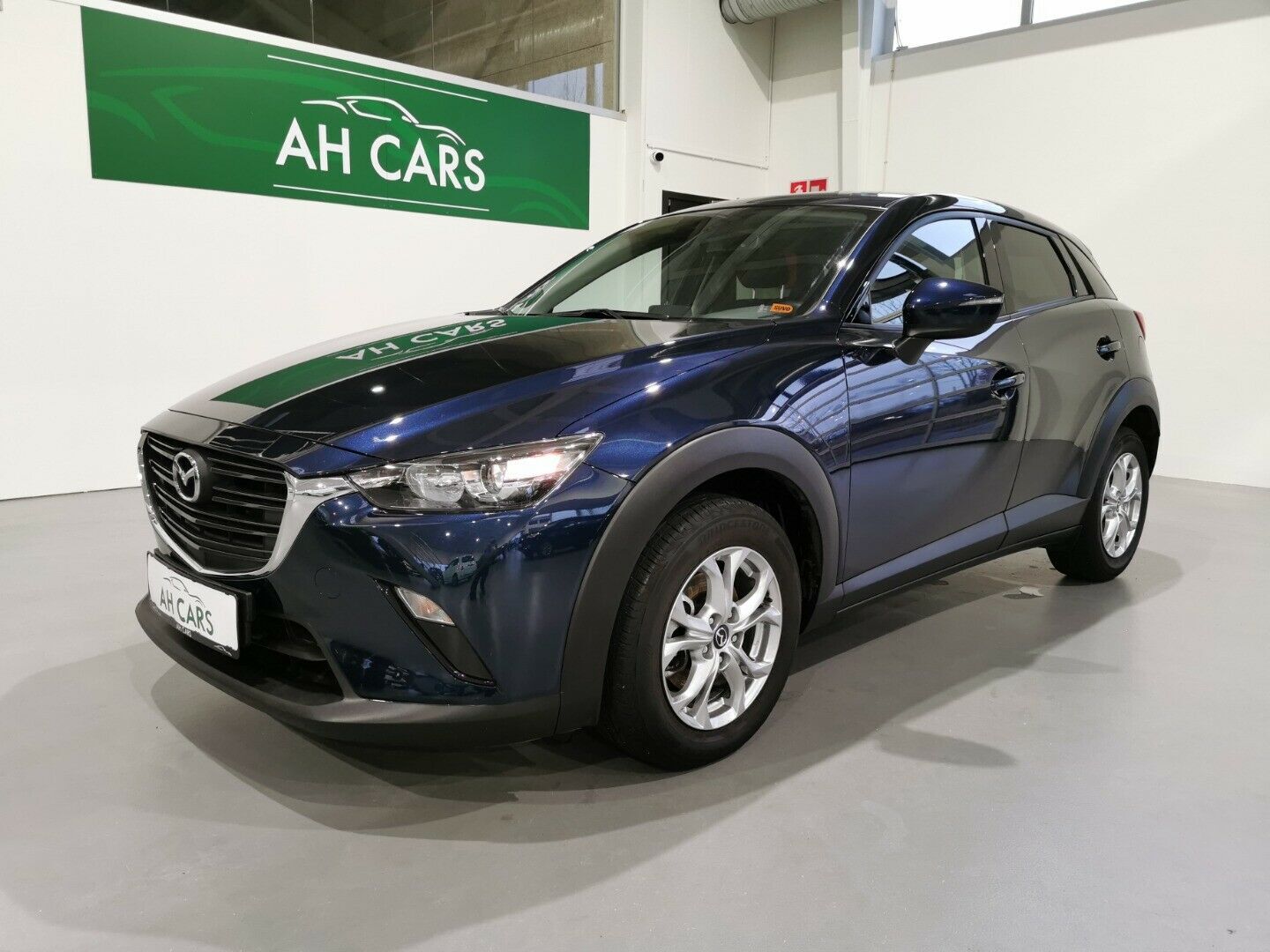 Blå Mazda CX-3 fra 2019