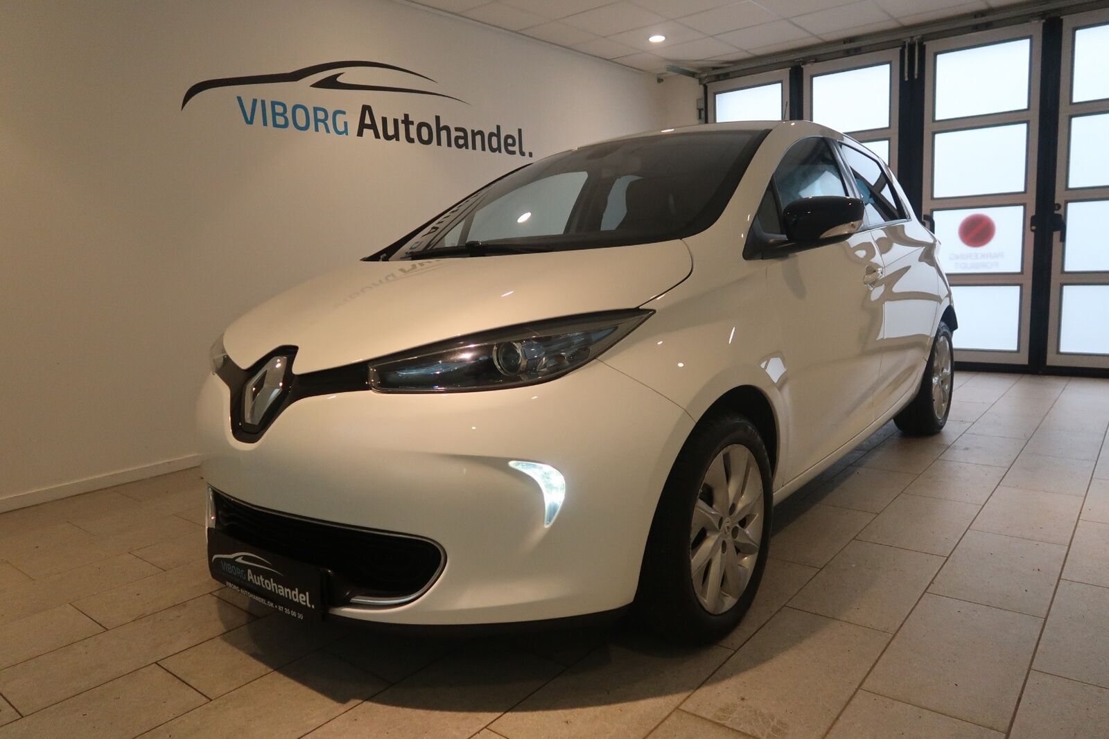 Hvid Renault Zoe fra 2015