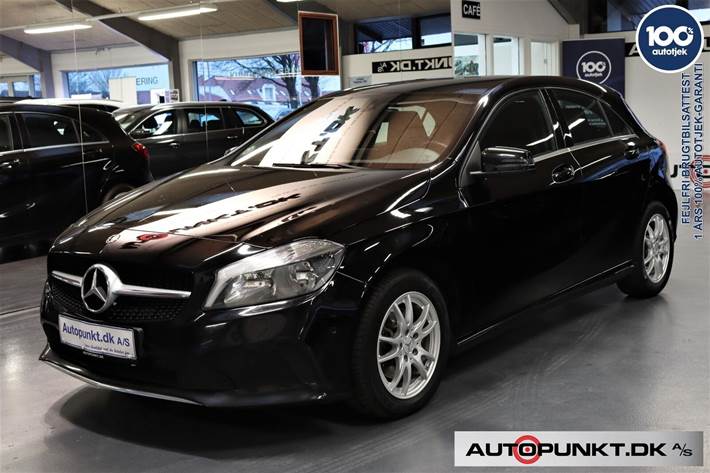 Sort Mercedes A200 d fra 2017
