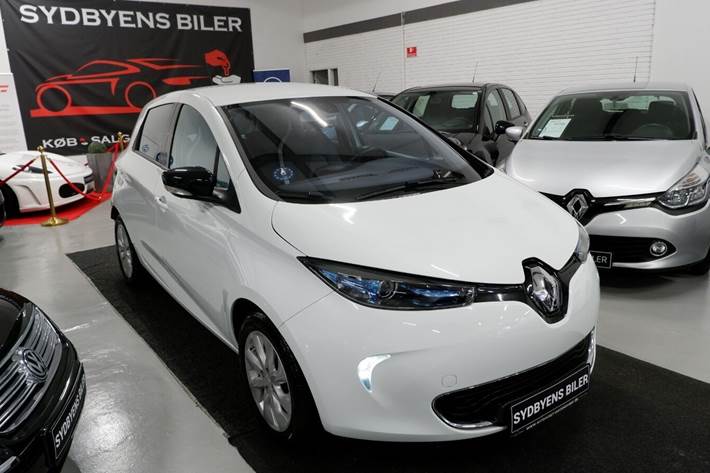 Gul Renault Zoe fra 2015