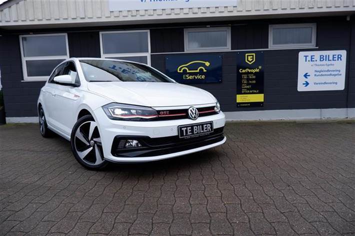 Hvid VW Polo fra 2018