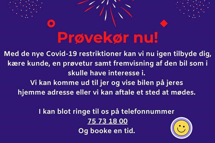 Blå Toyota Verso fra 2015