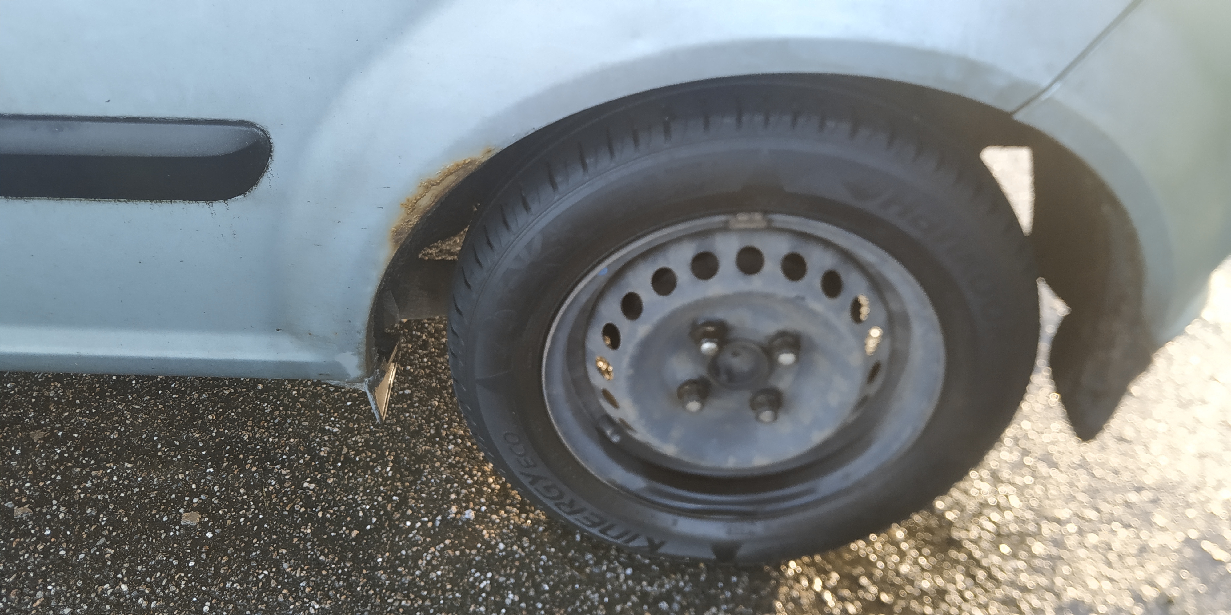 Blå Hyundai Getz fra 2003