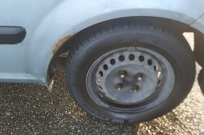 Blå Hyundai Getz fra 2003