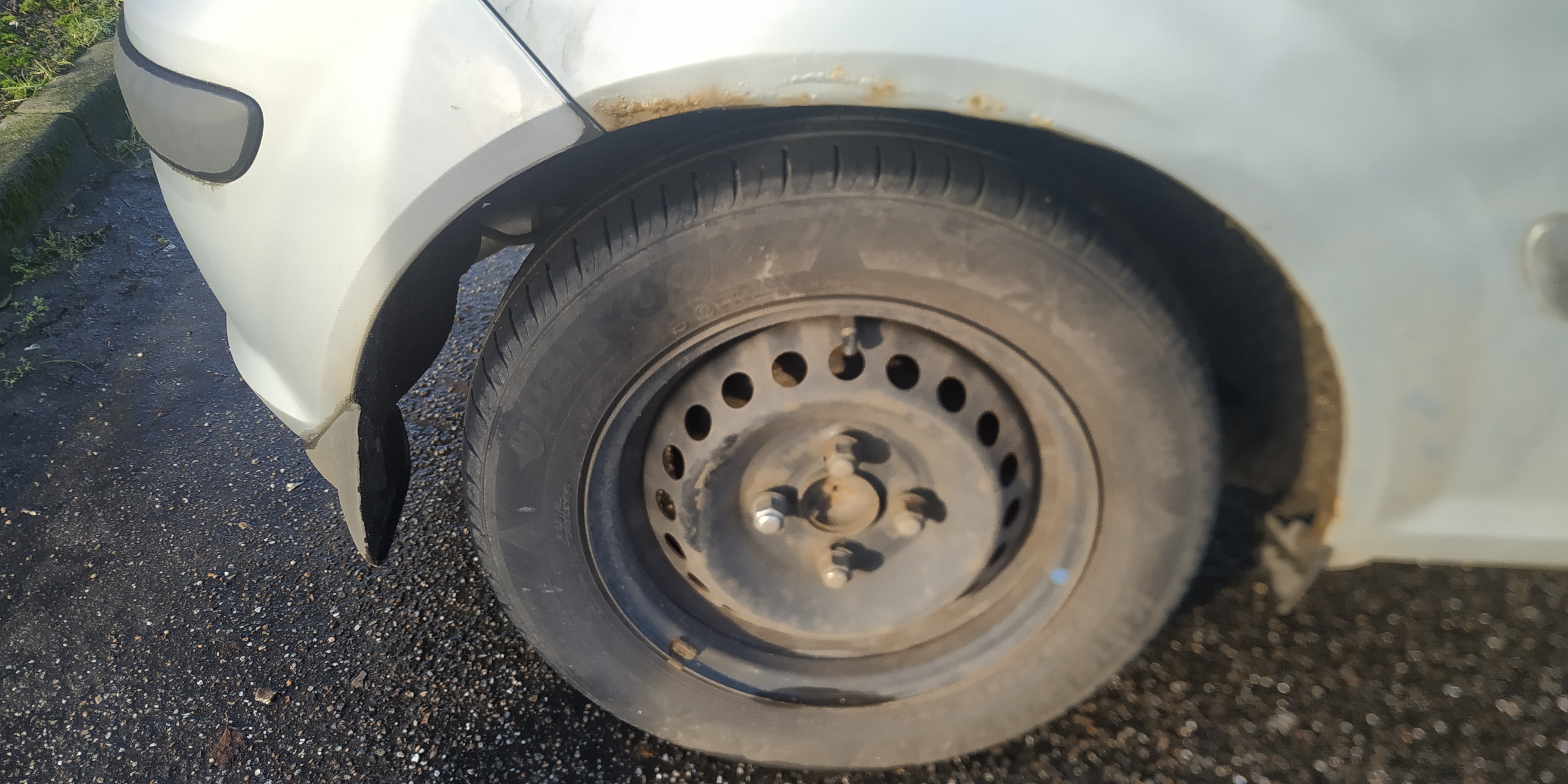 Blå Hyundai Getz fra 2003