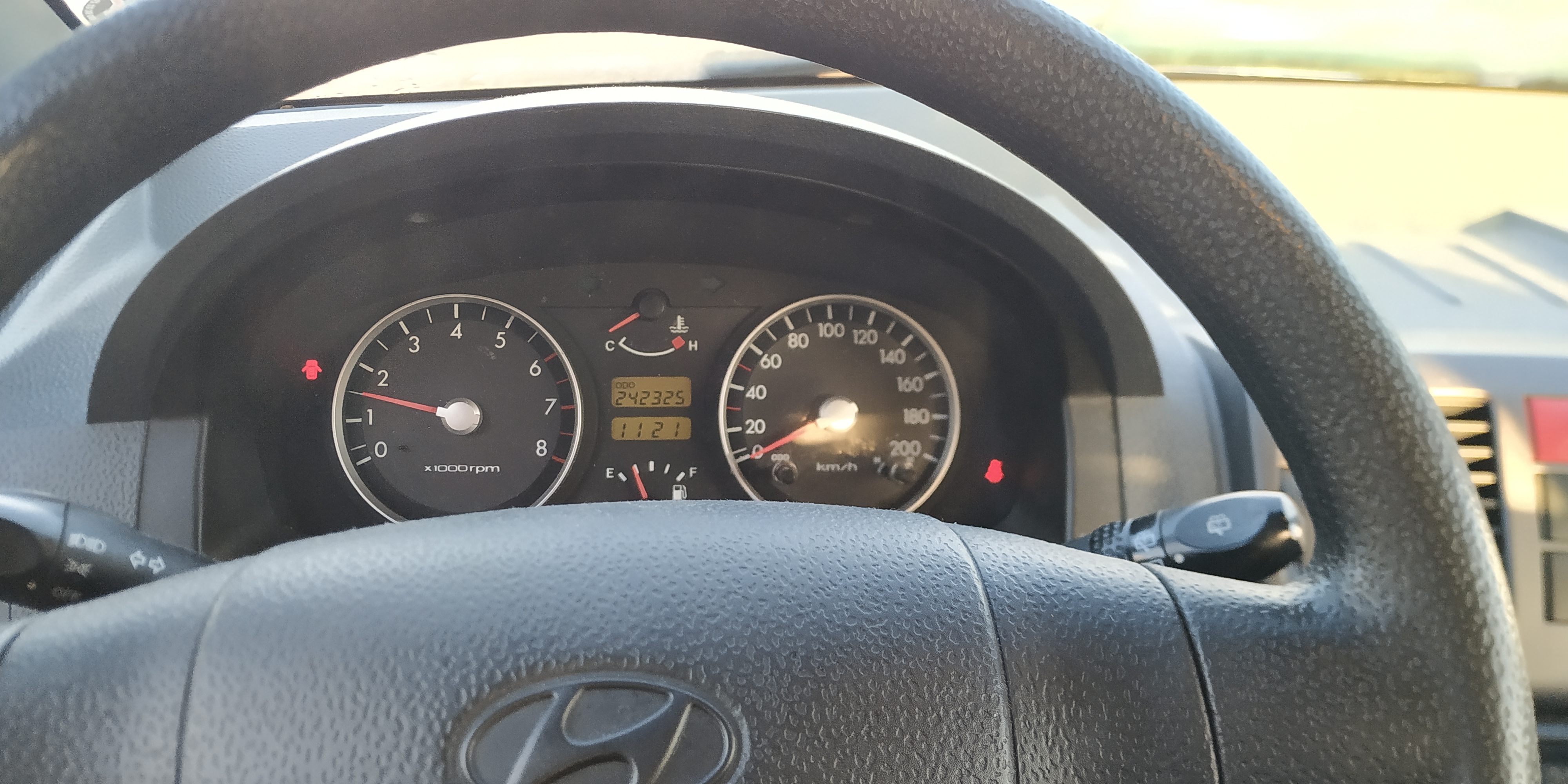 Blå Hyundai Getz fra 2003