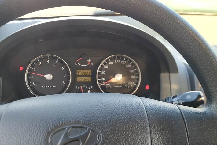 Blå Hyundai Getz fra 2003