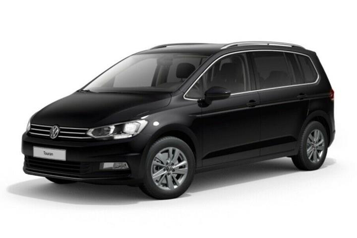 Grå VW Touran fra 2021