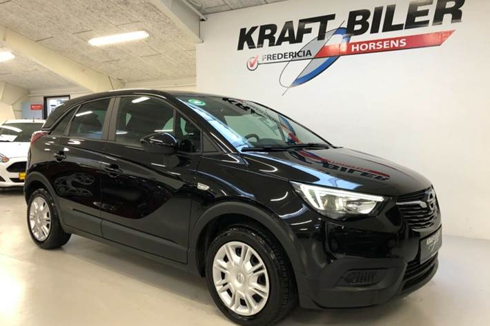 Sort Opel Crossland X fra 2019
