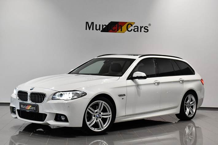 Hvid BMW 520d fra 2016