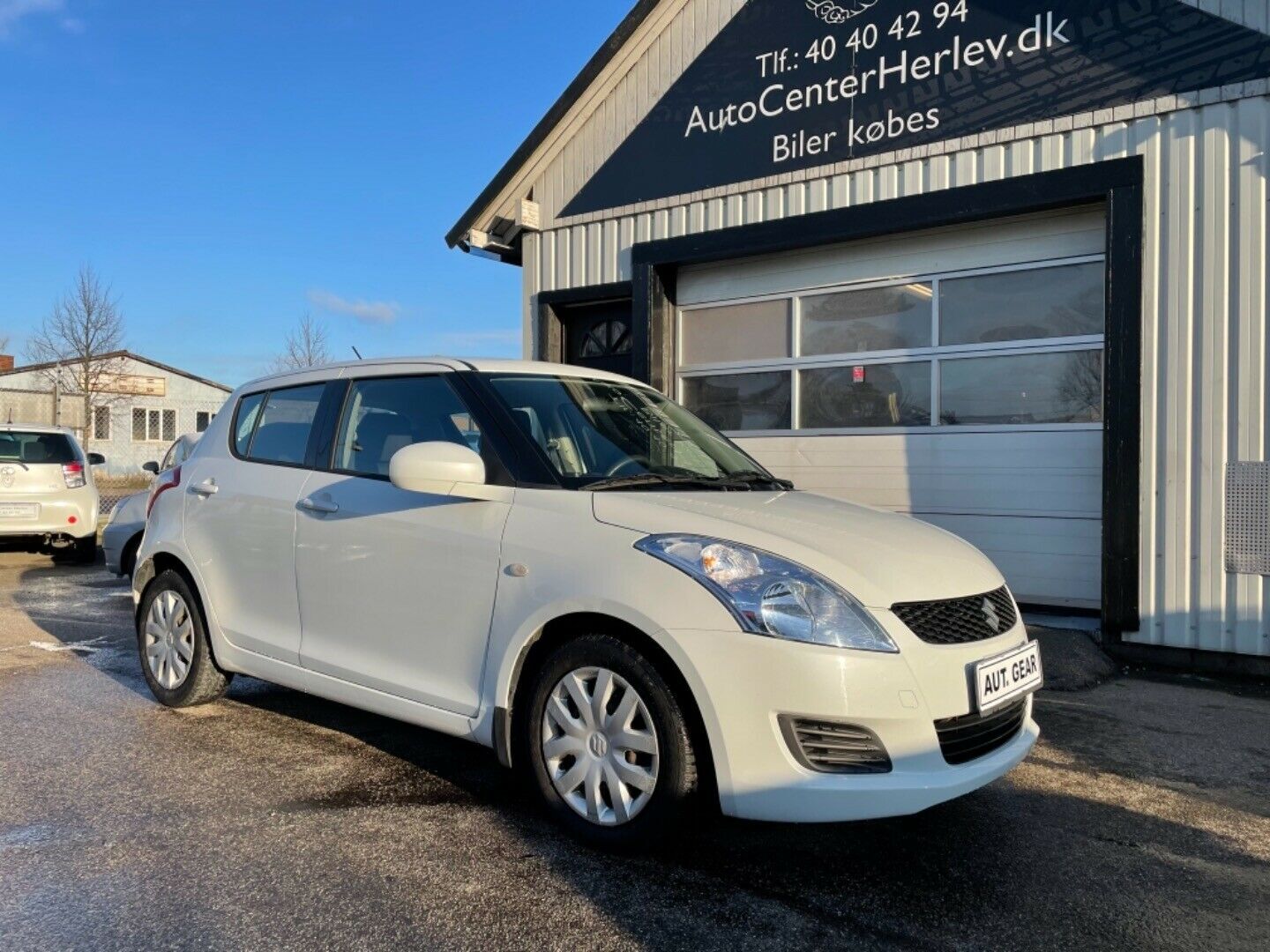 Hvid Suzuki Swift fra 2011