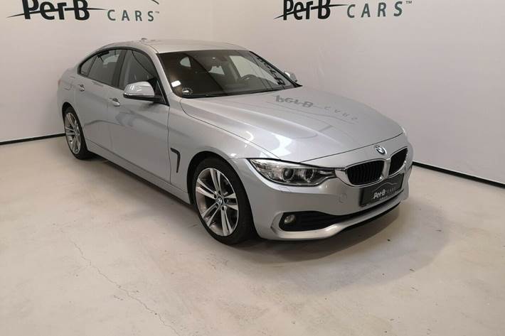 Grå BMW 420d fra 2017