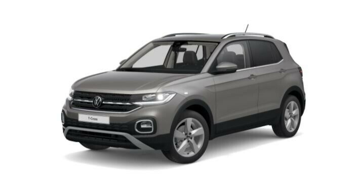 Sølv VW T-Cross fra 2021