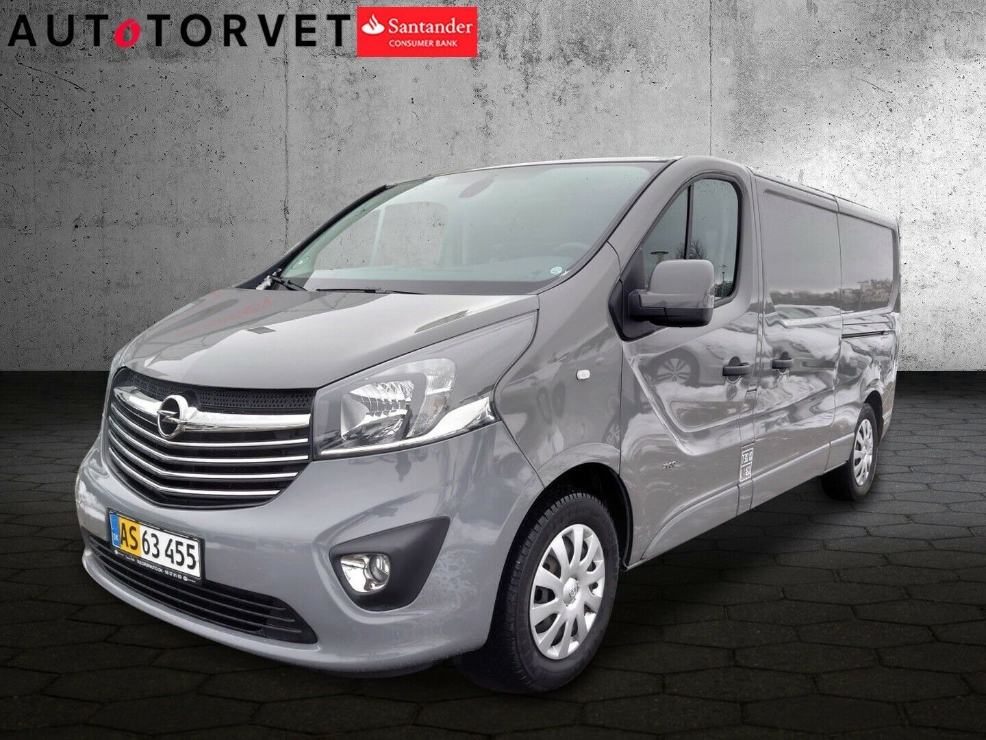 Grå Opel Vivaro fra 2016