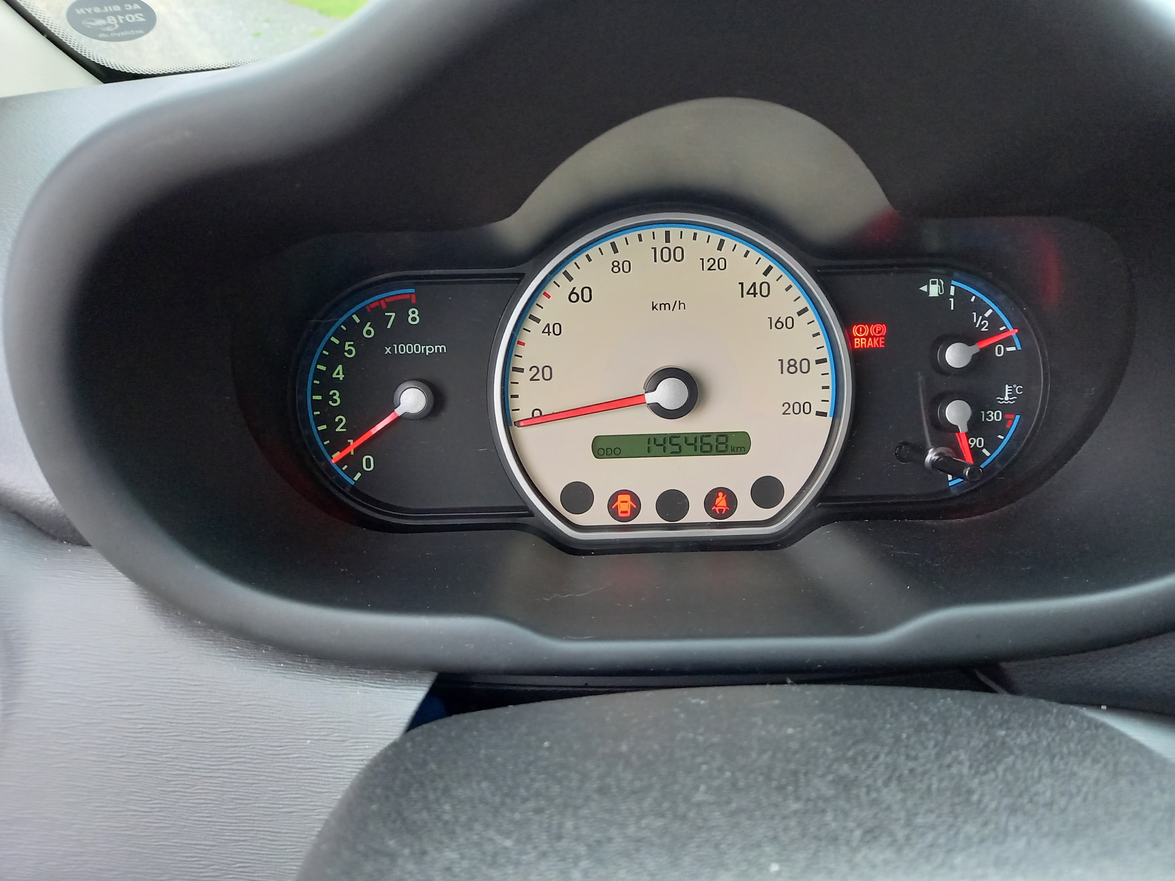 Grå Hyundai i10 fra 2011