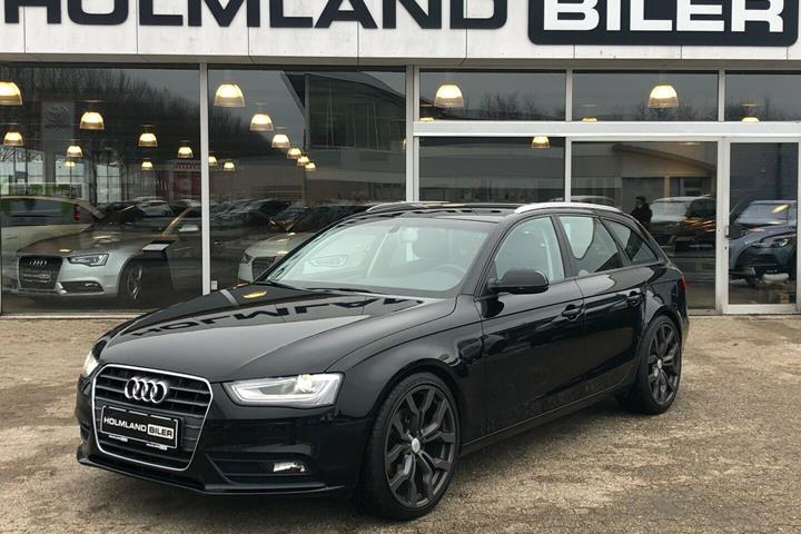 Grå Audi A4 fra 2013