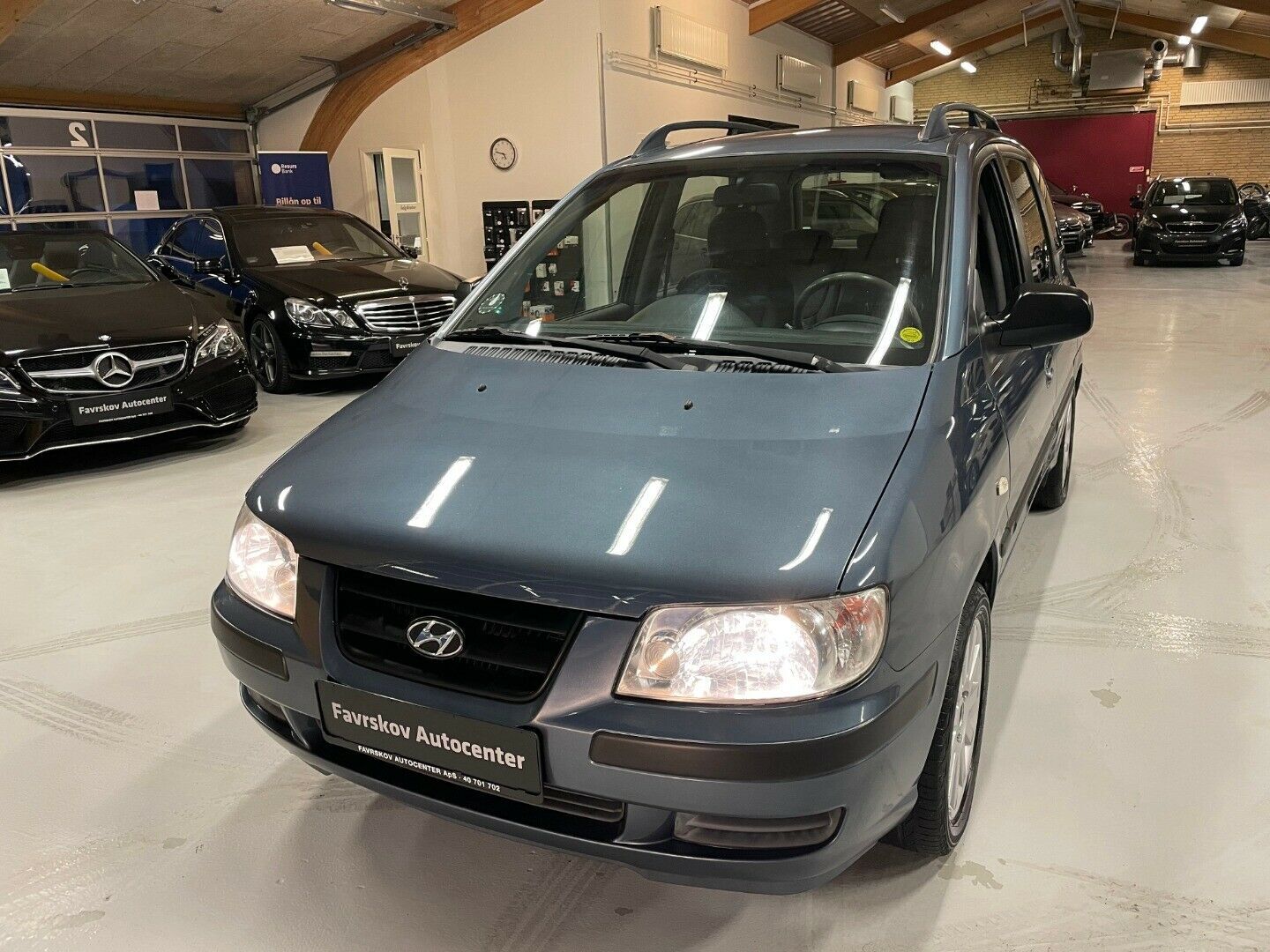 Blå Hyundai Matrix fra 2005