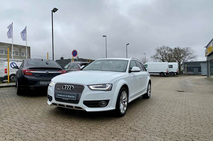 Hvid Audi A4 Allroad fra 2015