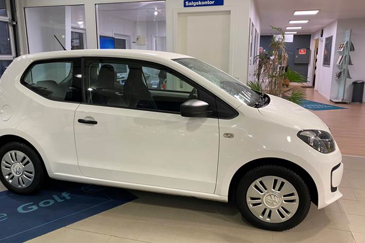 Hvid VW UP! fra 2015
