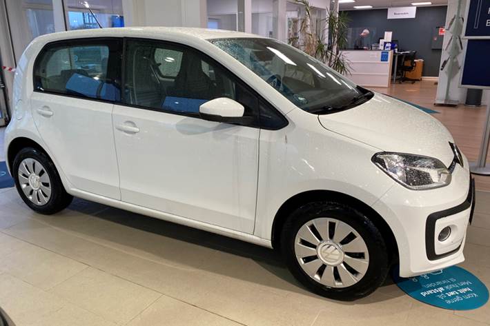 Hvid VW UP! fra 2020