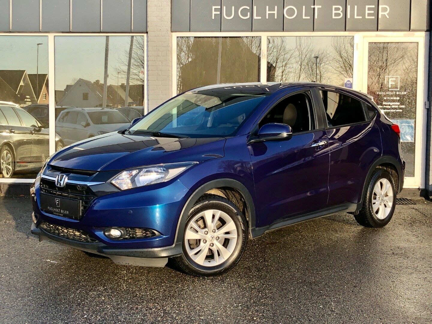 Blå Honda HR-V fra 2016