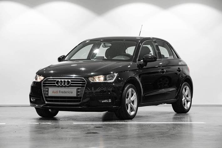 Sort Audi A1 fra 2017
