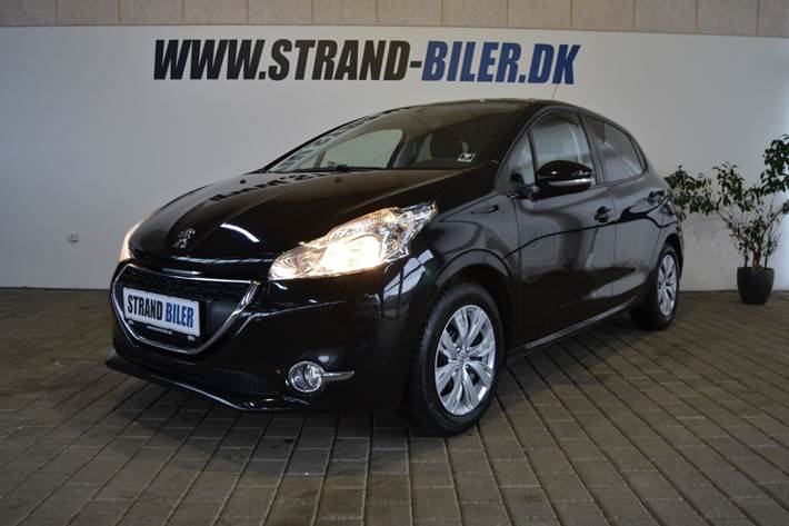 Sort Peugeot 208 fra 2014
