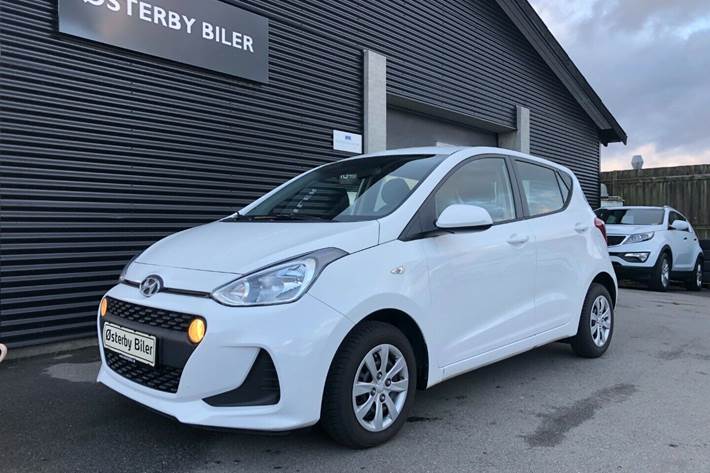 Hvid Hyundai i10 fra 2018