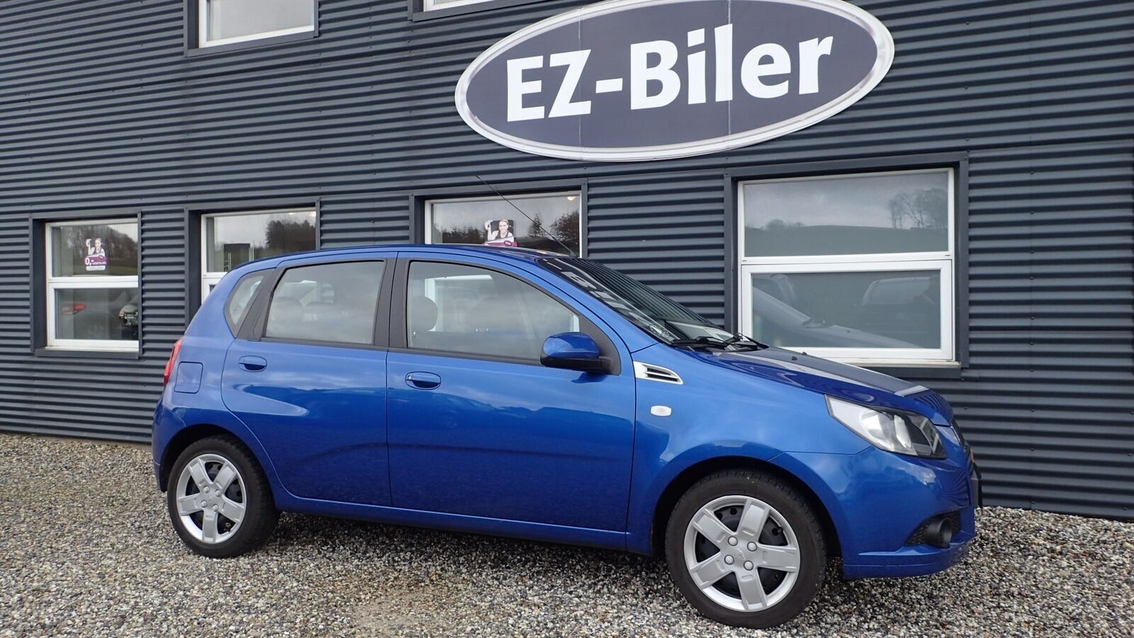 Blå Chevrolet Aveo fra 2011