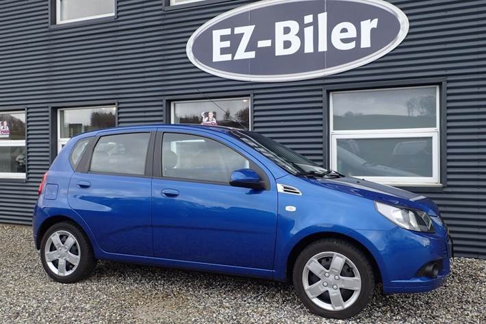 Blå Chevrolet Aveo fra 2011