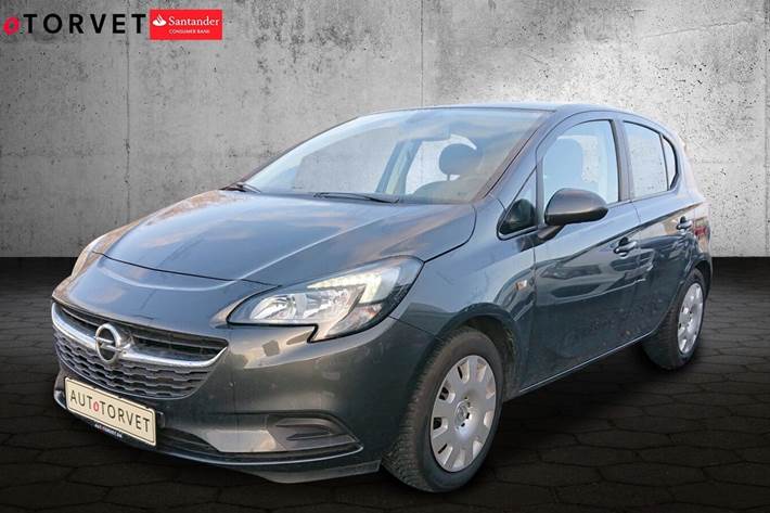 Grå Opel Corsa fra 2017