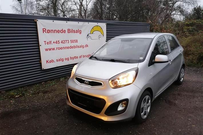 Hvid Kia Picanto fra 2012