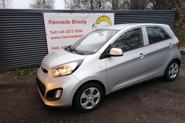 Hvid Kia Picanto fra 2012