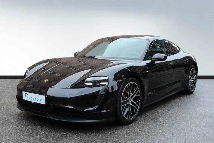 Sort Porsche Taycan 4S fra 2021