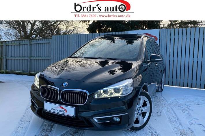Grå BMW 220d fra 2016
