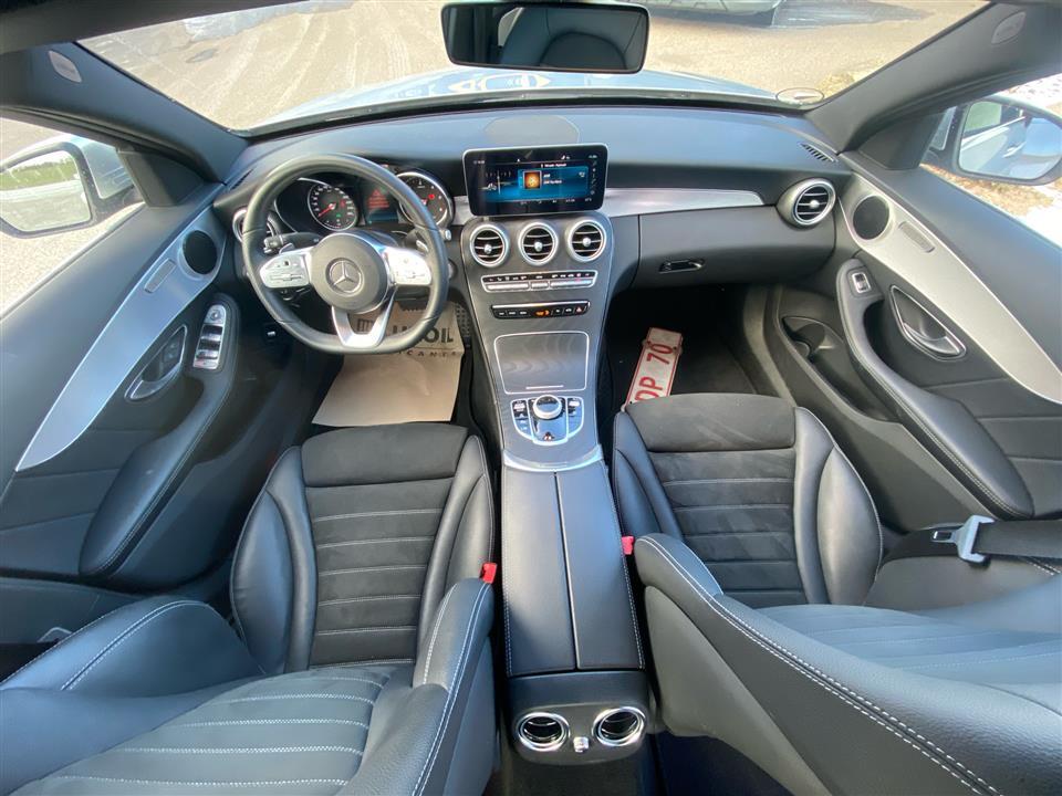 Grå Mercedes C220 d fra 2019