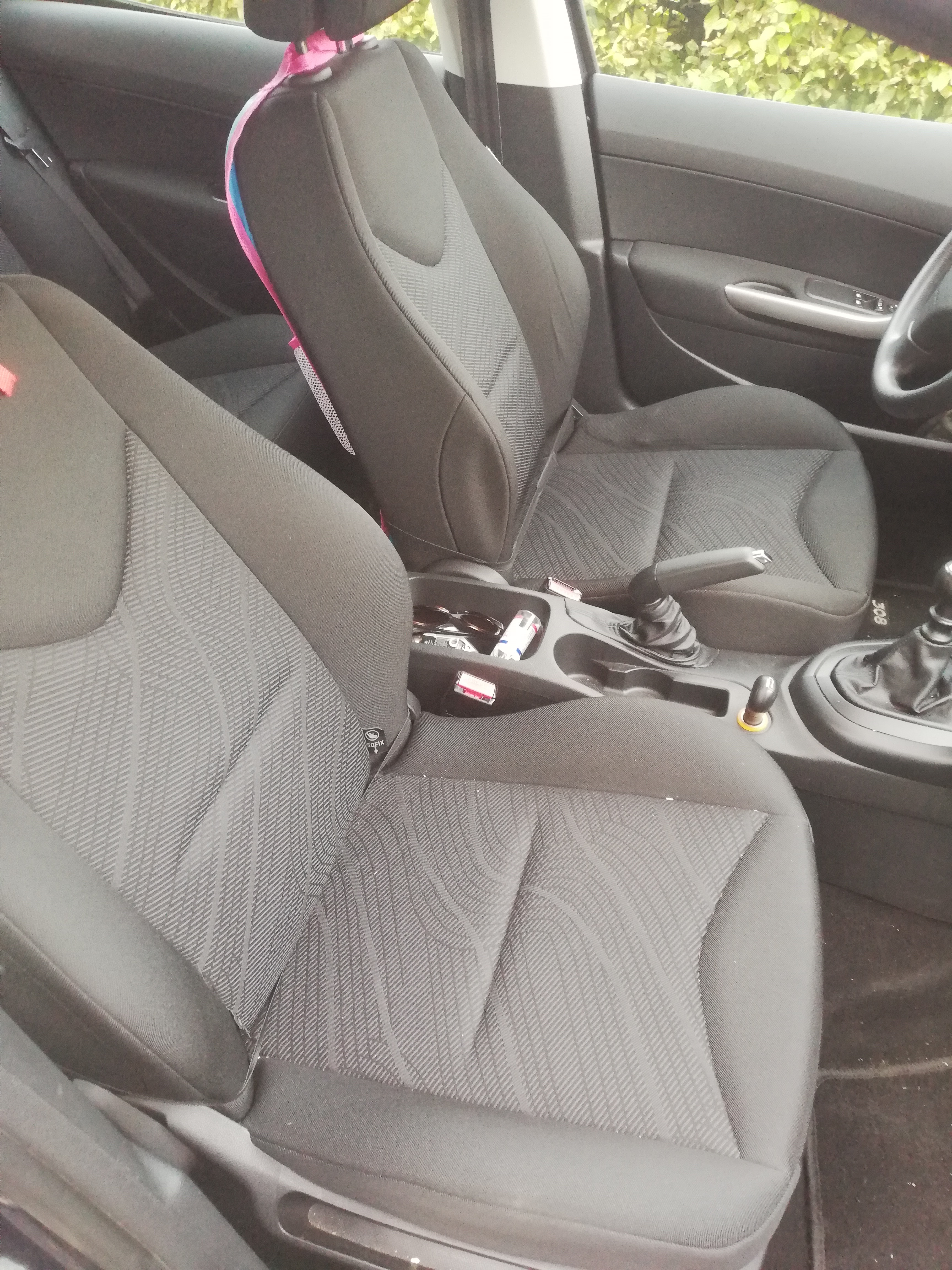 Blå Peugeot 308 fra 2009