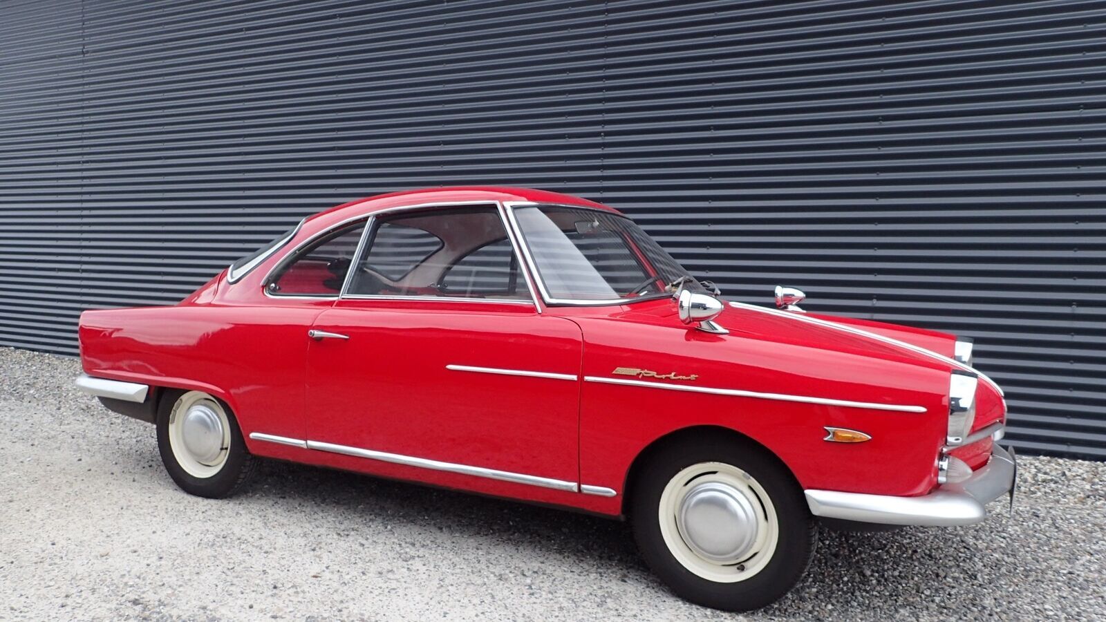 Rød NSU Sport Prinz fra 1960