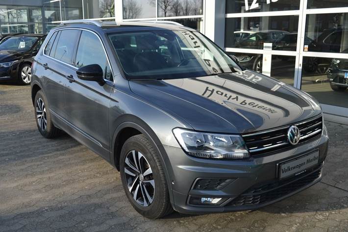 Grå VW Tiguan fra 2019
